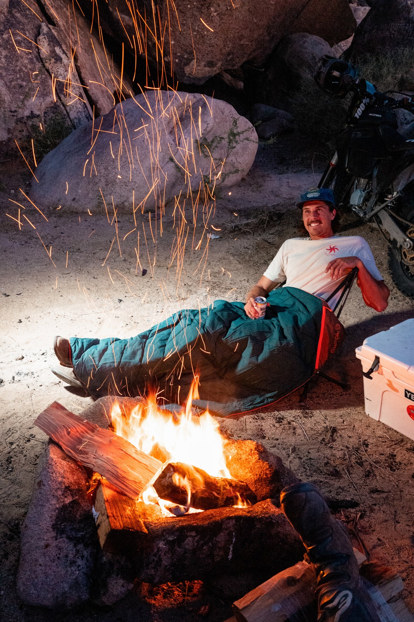 Campfire Puffy Blanket